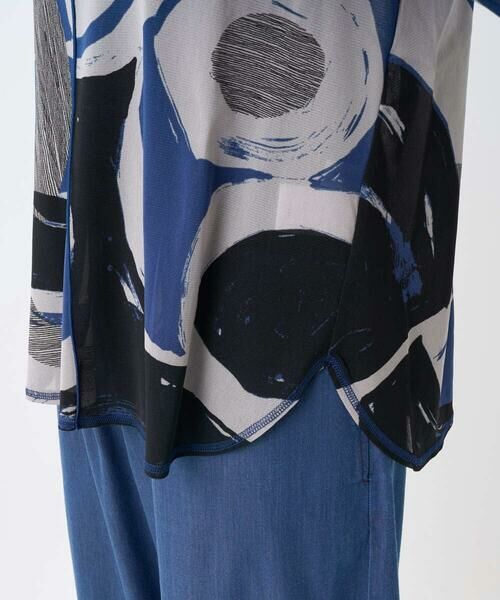 GIANNI LO GIUDICE / ジャンニ・ロ・ジュディチェ カットソー | [洗える・日本製]サモーラチュールビッグサークルチュニック | 詳細20