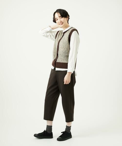 GIANNI LO GIUDICE / ジャンニ・ロ・ジュディチェ その他パンツ | [洗える・日本製]デュアルウォームモイストポンチパンツ | 詳細7