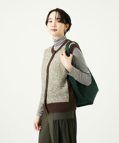 GIANNI LO GIUDICE / ジャンニ・ロ・ジュディチェ ベスト | [洗える]IMPラメファーニットベスト | 詳細4