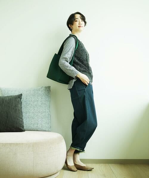 GIANNI LO GIUDICE / ジャンニ・ロ・ジュディチェ ベスト | [洗える]IMPラメファーニットベスト | 詳細13