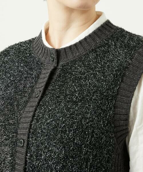 GIANNI LO GIUDICE / ジャンニ・ロ・ジュディチェ ベスト | [洗える]IMPラメファーニットベスト | 詳細21