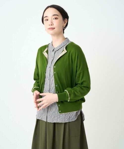 GIANNI LO GIUDICE / ジャンニ・ロ・ジュディチェ カーディガン・ボレロ | [洗える]シルク混ニットカーディガン | 詳細1