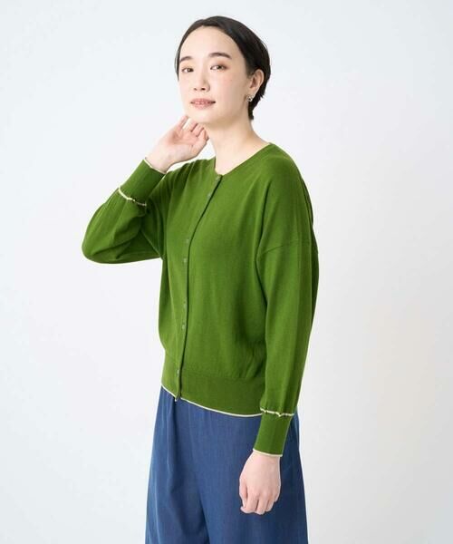 GIANNI LO GIUDICE / ジャンニ・ロ・ジュディチェ カーディガン・ボレロ | [洗える]シルク混ニットカーディガン | 詳細3