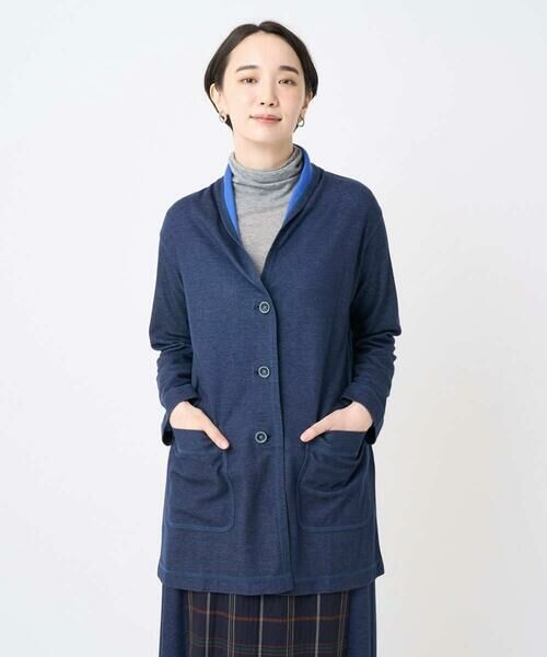 GIANNI LO GIUDICE / ジャンニ・ロ・ジュディチェ セットアップ | [洗える・日本製]リヨセルダブルフェイスジャージジャケット | 詳細4