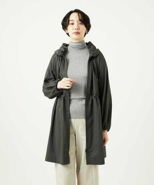GIANNI LO GIUDICE / ジャンニ・ロ・ジュディチェ その他アウター | [洗える]マイクロストライプストレッチコート | 詳細3