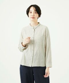 GIANNI LO GIUDICE / ジャンニ・ロ・ジュディチェ シャツ・ブラウス | [洗える]シャーリング起毛ブラウス