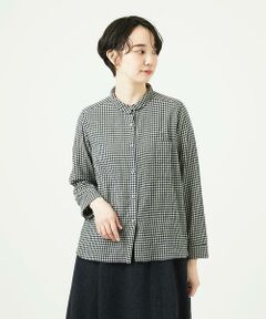 GIANNI LO GIUDICE / ジャンニ・ロ・ジュディチェ シャツ・ブラウス | [洗える]シャーリング起毛ブラウス