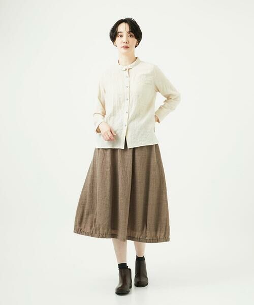 GIANNI LO GIUDICE / ジャンニ・ロ・ジュディチェ シャツ・ブラウス | [洗える]シャーリング起毛ブラウス | 詳細11