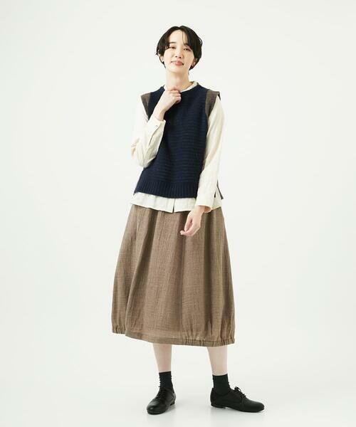 GIANNI LO GIUDICE / ジャンニ・ロ・ジュディチェ シャツ・ブラウス | [洗える]シャーリング起毛ブラウス | 詳細14