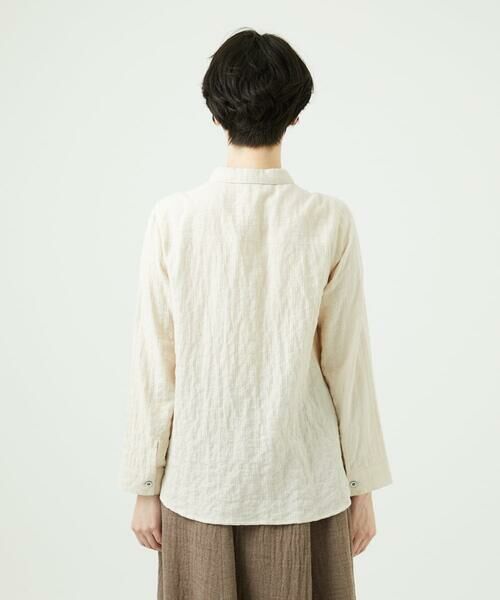 GIANNI LO GIUDICE / ジャンニ・ロ・ジュディチェ シャツ・ブラウス | [洗える]シャーリング起毛ブラウス | 詳細4