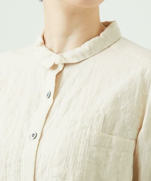 GIANNI LO GIUDICE / ジャンニ・ロ・ジュディチェ シャツ・ブラウス | [洗える]シャーリング起毛ブラウス | 詳細5
