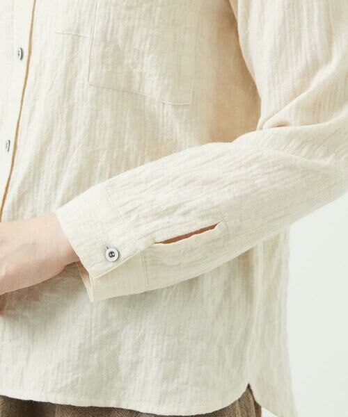 GIANNI LO GIUDICE / ジャンニ・ロ・ジュディチェ シャツ・ブラウス | [洗える]シャーリング起毛ブラウス | 詳細6