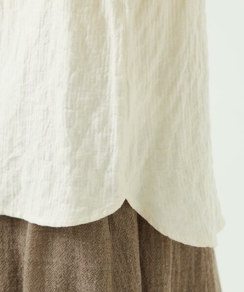 GIANNI LO GIUDICE / ジャンニ・ロ・ジュディチェ シャツ・ブラウス | [洗える]シャーリング起毛ブラウス | 詳細7