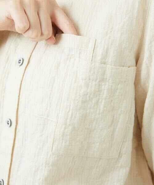 GIANNI LO GIUDICE / ジャンニ・ロ・ジュディチェ シャツ・ブラウス | [洗える]シャーリング起毛ブラウス | 詳細8