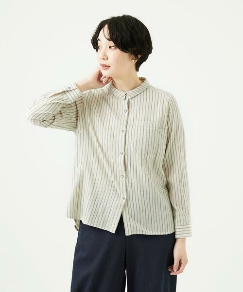 GIANNI LO GIUDICE / ジャンニ・ロ・ジュディチェ シャツ・ブラウス | [洗える]シャーリング起毛ブラウス | 詳細25