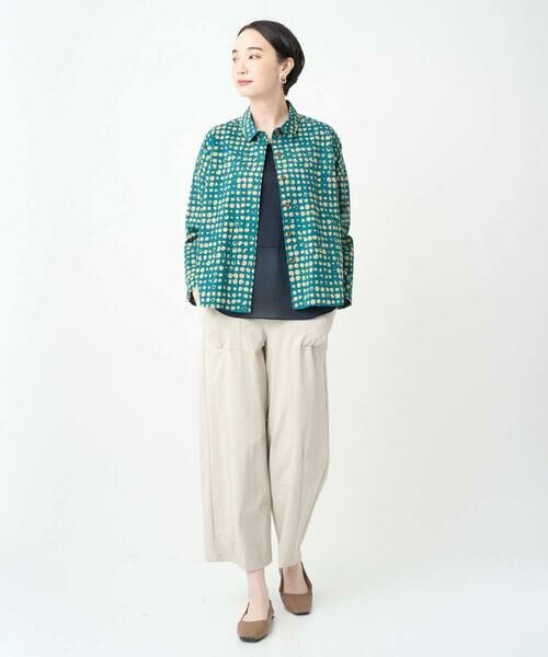 GIANNI LO GIUDICE / ジャンニ・ロ・ジュディチェ シャツ・ブラウス | [洗える・日本製]塩縮イレギュラードットブラウス | 詳細10