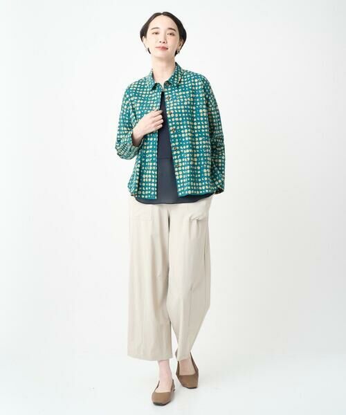 GIANNI LO GIUDICE / ジャンニ・ロ・ジュディチェ シャツ・ブラウス | [洗える・日本製]塩縮イレギュラードットブラウス | 詳細11