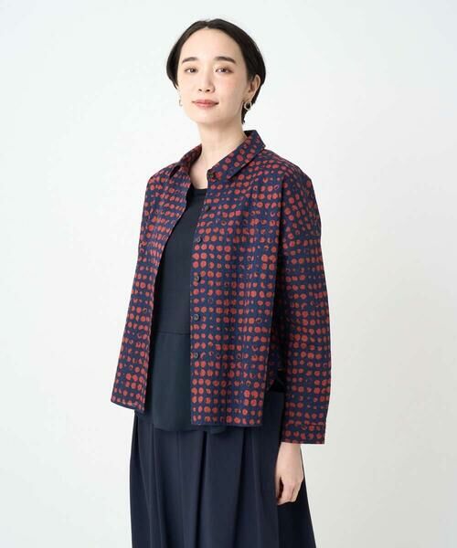 GIANNI LO GIUDICE / ジャンニ・ロ・ジュディチェ シャツ・ブラウス | [洗える・日本製]塩縮イレギュラードットブラウス | 詳細14