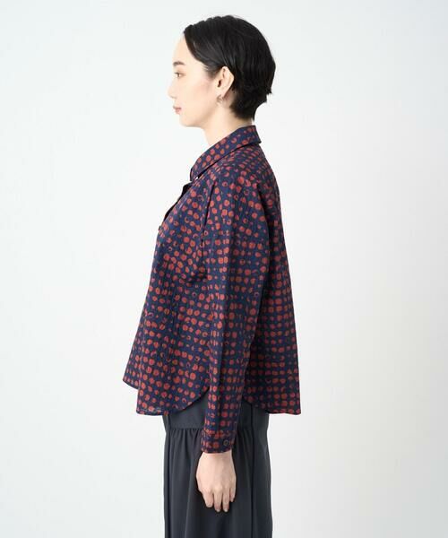 GIANNI LO GIUDICE / ジャンニ・ロ・ジュディチェ シャツ・ブラウス | [洗える・日本製]塩縮イレギュラードットブラウス | 詳細16