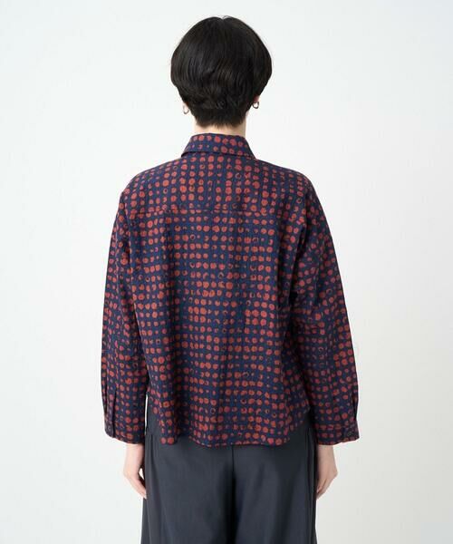 GIANNI LO GIUDICE / ジャンニ・ロ・ジュディチェ シャツ・ブラウス | [洗える・日本製]塩縮イレギュラードットブラウス | 詳細17