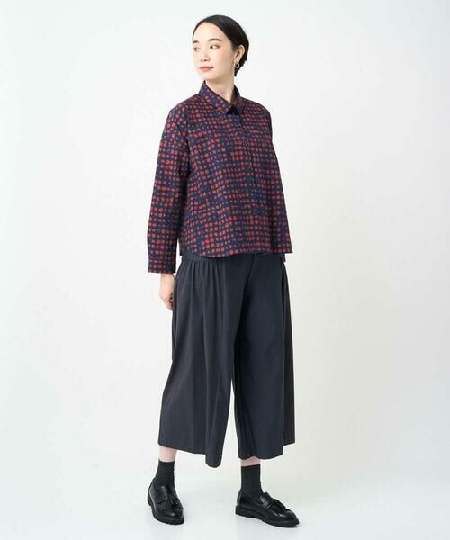 GIANNI LO GIUDICE / ジャンニ・ロ・ジュディチェ シャツ・ブラウス | [洗える・日本製]塩縮イレギュラードットブラウス | 詳細22