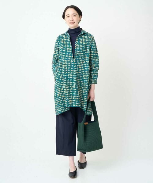 GIANNI LO GIUDICE / ジャンニ・ロ・ジュディチェ シャツ・ブラウス | [洗える・日本製]塩縮イレギュラードットロングブラウス | 詳細6