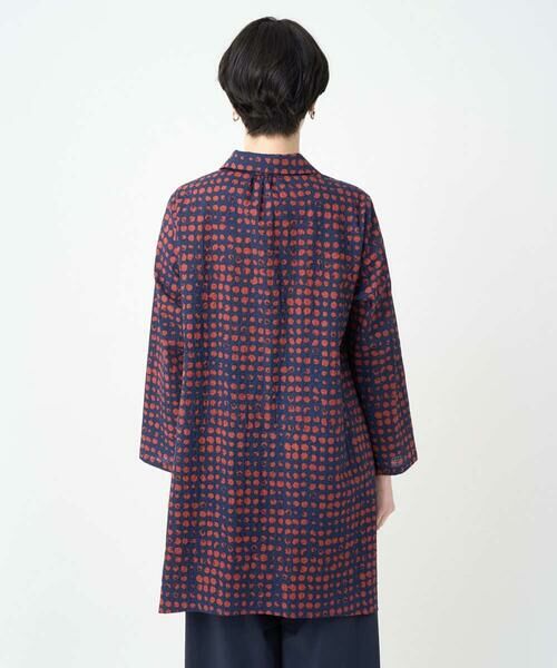 GIANNI LO GIUDICE / ジャンニ・ロ・ジュディチェ シャツ・ブラウス | [洗える・日本製]塩縮イレギュラードットロングブラウス | 詳細13