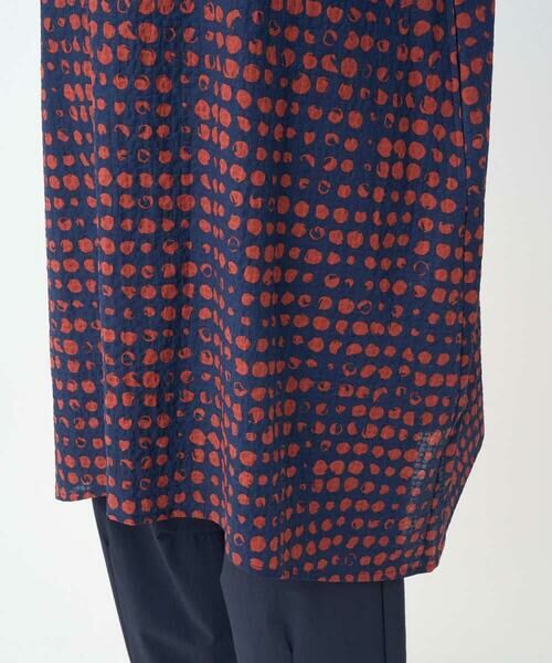 GIANNI LO GIUDICE / ジャンニ・ロ・ジュディチェ シャツ・ブラウス | [洗える・日本製]塩縮イレギュラードットロングブラウス | 詳細17