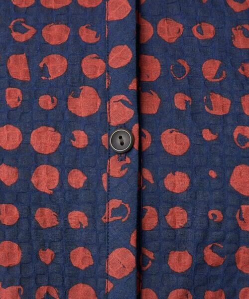 GIANNI LO GIUDICE / ジャンニ・ロ・ジュディチェ シャツ・ブラウス | [洗える・日本製]塩縮イレギュラードットロングブラウス | 詳細18