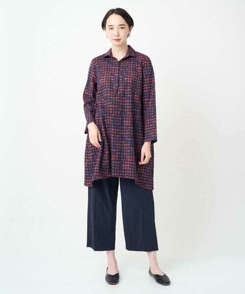 GIANNI LO GIUDICE / ジャンニ・ロ・ジュディチェ シャツ・ブラウス | [洗える・日本製]塩縮イレギュラードットロングブラウス | 詳細21