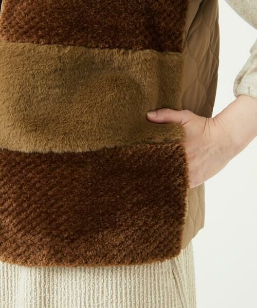 GIANNI LO GIUDICE / ジャンニ・ロ・ジュディチェ セットアップ | ボアタフタキルトベスト | 詳細17