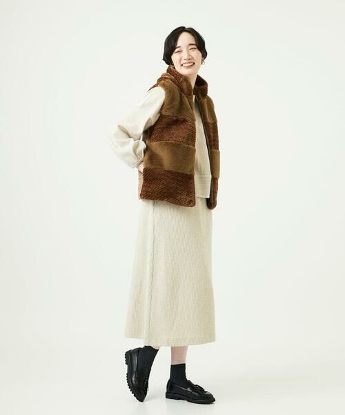 GIANNI LO GIUDICE / ジャンニ・ロ・ジュディチェ セットアップ | ボアタフタキルトベスト | 詳細23