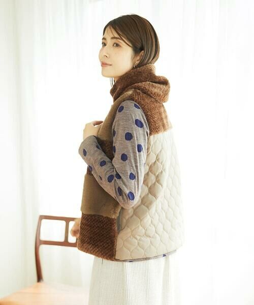 GIANNI LO GIUDICE / ジャンニ・ロ・ジュディチェ セットアップ | ボアタフタキルトベスト | 詳細8