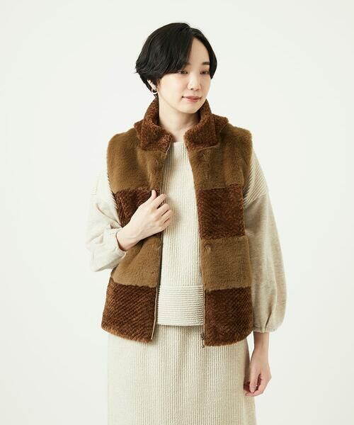 GIANNI LO GIUDICE / ジャンニ・ロ・ジュディチェ セットアップ | ボアタフタキルトベスト | 詳細9