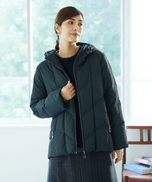 GIANNI LO GIUDICE/ジャンニ・ロ・ジュディチェ タフタメモリーダウンジャケット ダークグリーン M GIANNI LO GIUDICE/ジャンニ・ロ・ジュディチェ タフタメモリーダウンジャケット ダークグリーン M