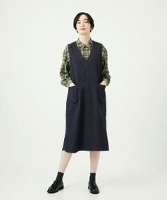 GIANNI LO GIUDICE / ジャンニ・ロ・ジュディチェ ロング・マキシ丈ワンピース | [洗える]デニムカラーリバーワンピース