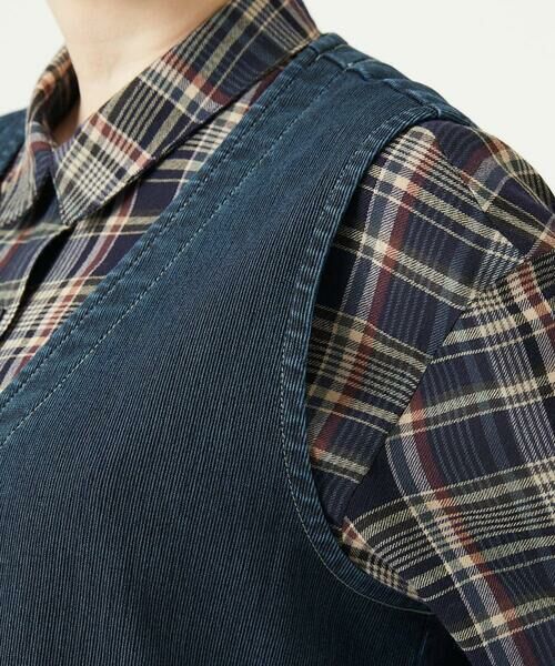 GIANNI LO GIUDICE / ジャンニ・ロ・ジュディチェ ロング・マキシ丈ワンピース | [洗える]デニムカラーリバーワンピース | 詳細14