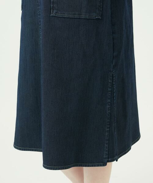 GIANNI LO GIUDICE / ジャンニ・ロ・ジュディチェ ロング・マキシ丈ワンピース | [洗える]デニムカラーリバーワンピース | 詳細16