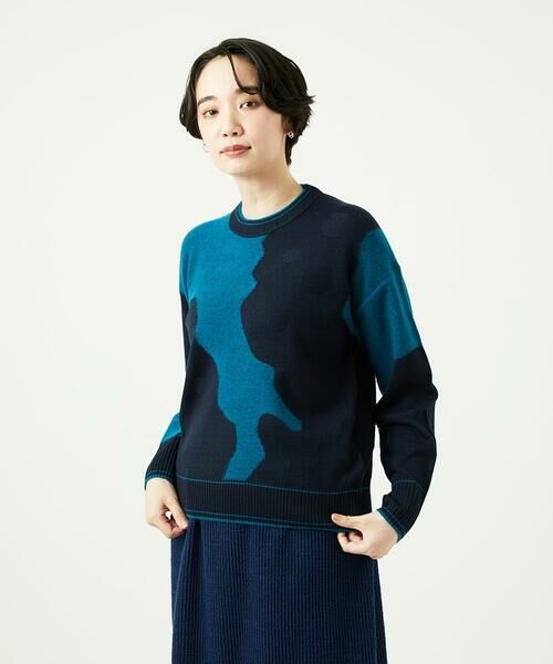 GIANNI LO GIUDICE / ジャンニ・ロ・ジュディチェ ニット・セーター | [洗える]インターシャイタリアジャガードニット | 詳細7