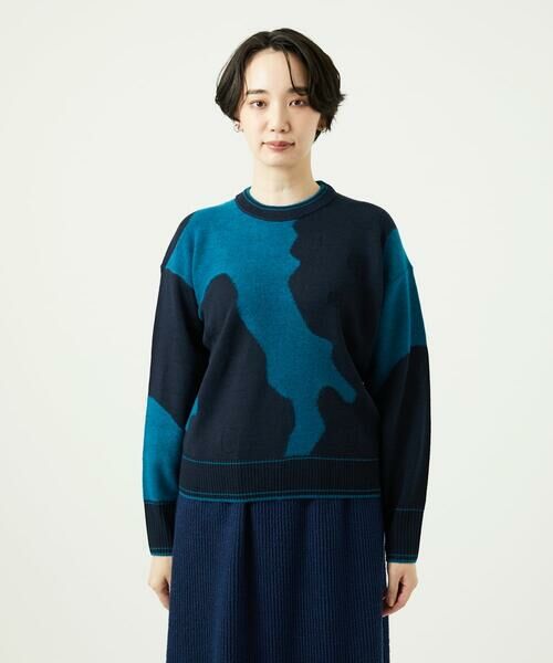 GIANNI LO GIUDICE / ジャンニ・ロ・ジュディチェ ニット・セーター | [洗える]インターシャイタリアジャガードニット | 詳細8