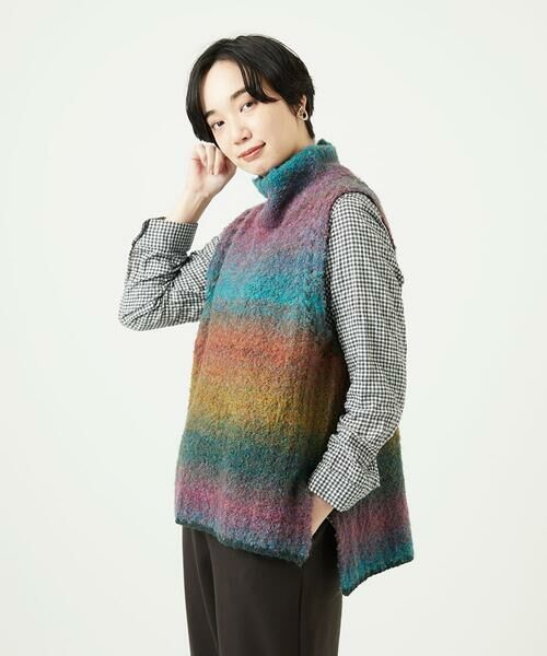 GIANNI LO GIUDICE / ジャンニ・ロ・ジュディチェ ニット・セーター | カスリブークレニットベスト | 詳細5