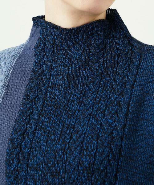 GIANNI LO GIUDICE / ジャンニ・ロ・ジュディチェ ニット・セーター | [日本製]SILEインターシャニットベスト | 詳細10