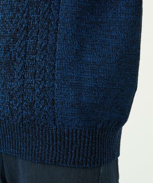 GIANNI LO GIUDICE / ジャンニ・ロ・ジュディチェ ニット・セーター | [日本製]SILEインターシャニットベスト | 詳細12