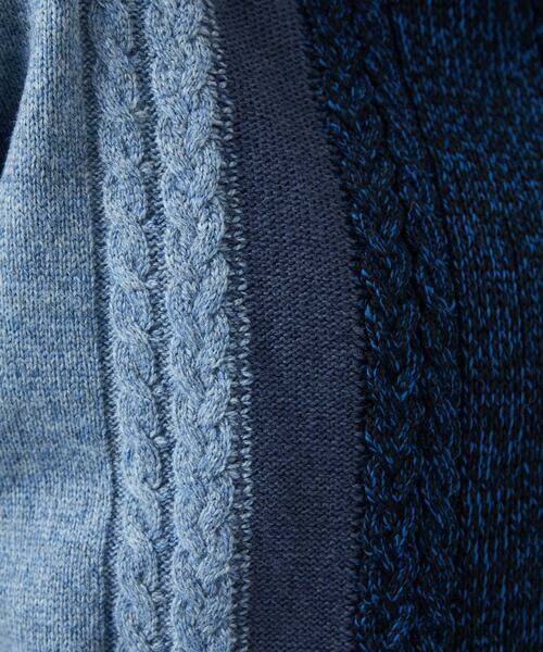 GIANNI LO GIUDICE / ジャンニ・ロ・ジュディチェ ニット・セーター | [日本製]SILEインターシャニットベスト | 詳細14