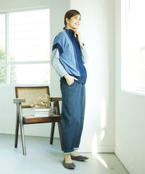 GIANNI LO GIUDICE / ジャンニ・ロ・ジュディチェ ニット・セーター | [日本製]SILEインターシャニットベスト | 詳細16