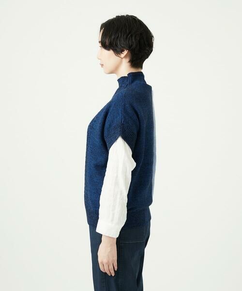 GIANNI LO GIUDICE / ジャンニ・ロ・ジュディチェ ニット・セーター | [日本製]SILEインターシャニットベスト | 詳細8