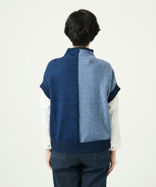 GIANNI LO GIUDICE / ジャンニ・ロ・ジュディチェ ニット・セーター | [日本製]SILEインターシャニットベスト | 詳細9