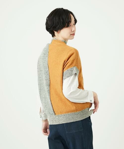 GIANNI LO GIUDICE / ジャンニ・ロ・ジュディチェ ニット・セーター | [日本製]SILEインターシャニットベスト | 詳細25