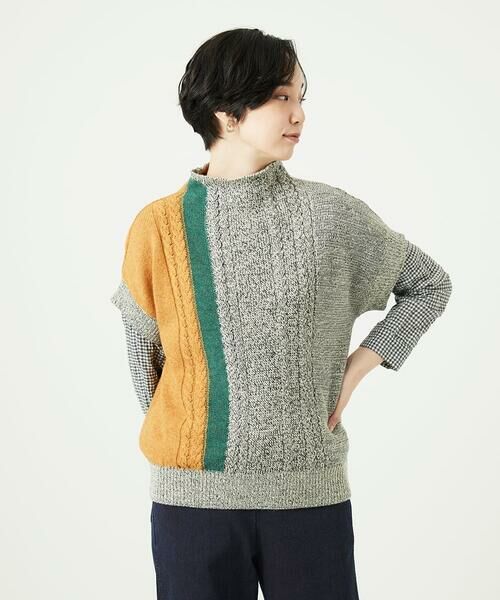 GIANNI LO GIUDICE / ジャンニ・ロ・ジュディチェ ニット・セーター | [日本製]SILEインターシャニットベスト | 詳細28