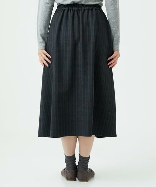 GIANNI LO GIUDICE / ジャンニ・ロ・ジュディチェ ロング・マキシ丈スカート | [洗える]レーヨン混ストレッチチェックスカート | 詳細17